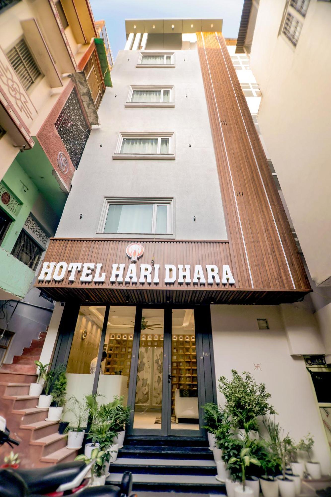 Hotel Hari Dhara, 100 Meters From Har-Ki-Pauri Haridvár Kültér fotó